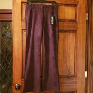 NWT Betabrand Sz Med Burgandy Yoga Dress Pants